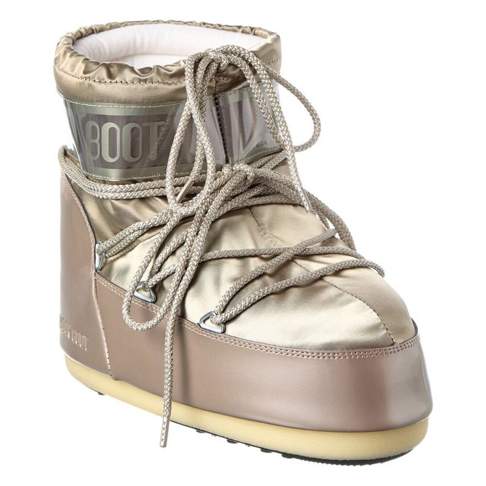 Moon Boot Icon Low Satin Boot, Grey